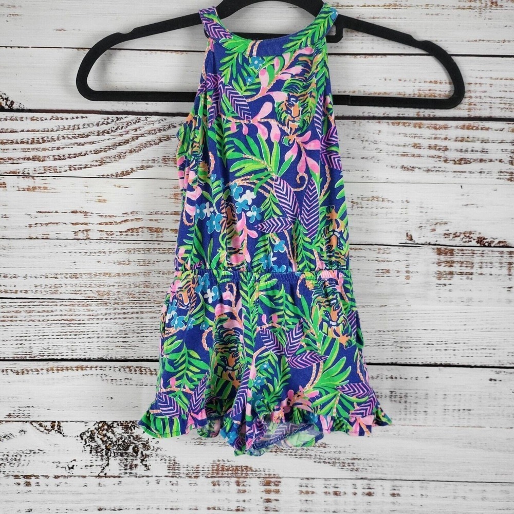 Lilly Pulitizer Toddler 1 Piece Outfit 2-3 Girls Sleeveless Multicolor Pockets